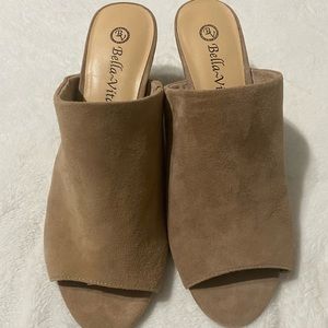 Bella-Vita leather slide sandals